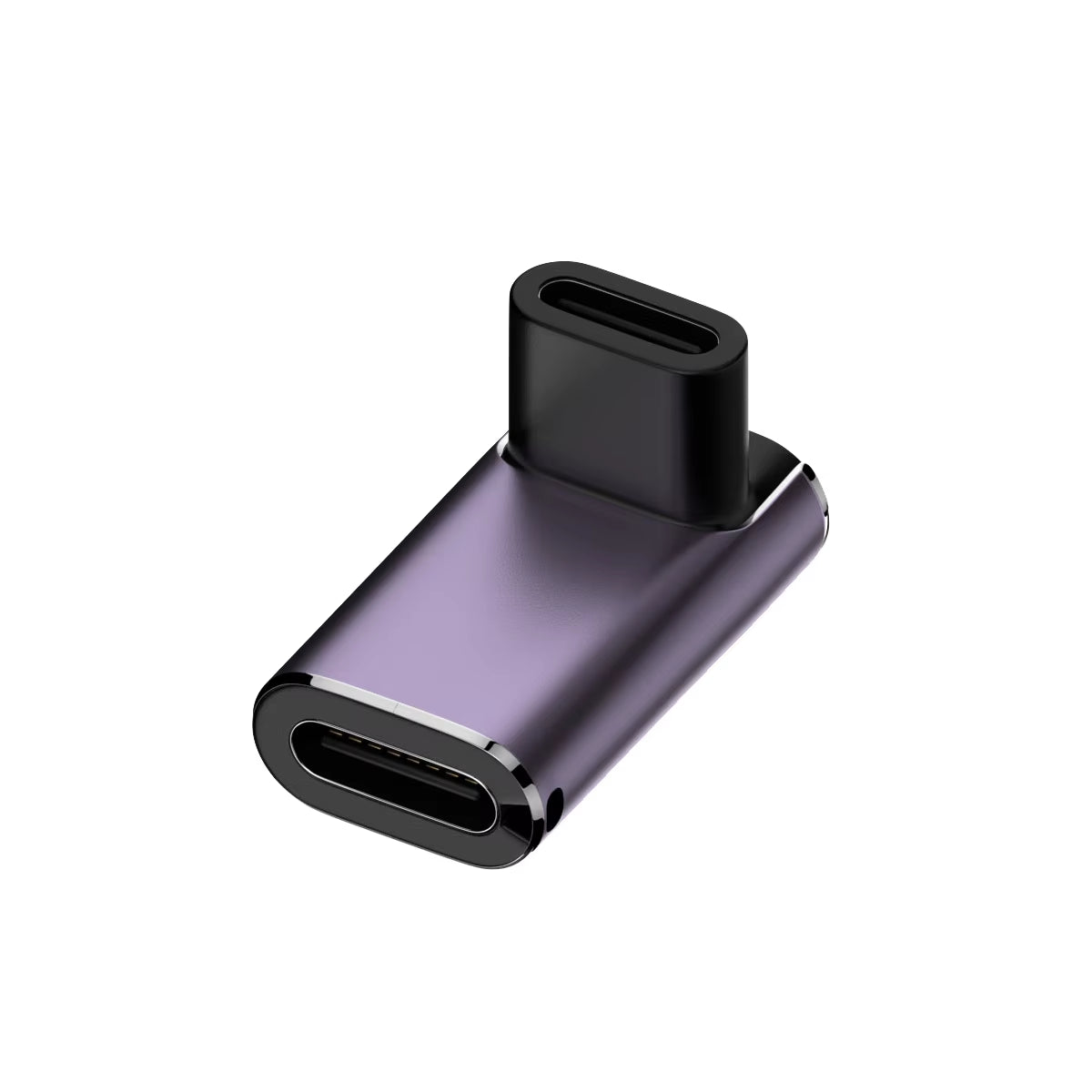 USB 4.0 PD 240W 8K 60Hz Charger Connector for MacBook - 40Gbps High-Speed USB-C OTG U-Shape Straight Angle Male to Female Adapter