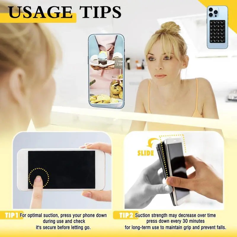3-Pack Silicone Phone Grip Mount 66765675667
