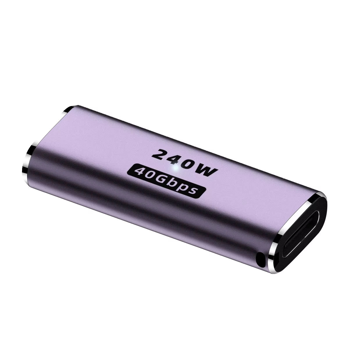 USB 4.0 PD 240W 8K 60Hz Charger Connector for MacBook - 40Gbps High-Speed USB-C OTG U-Shape Straight Angle Male to Female Adapter