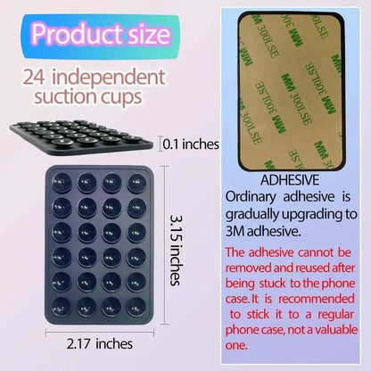 3-Pack Silicone Phone Grip Mount