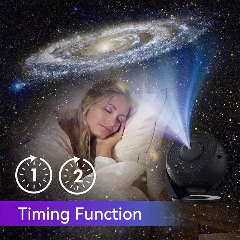 Galaxy Projector Planetarium Projector with 13 Film Sheets - Create a Romantic Starry Sky Experience for Your Bedroom