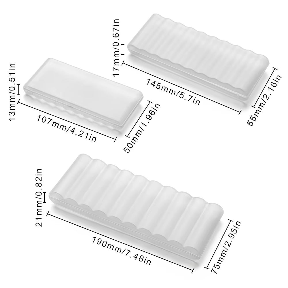 10-Slot Plastic Hard Case for AAA/AA/18650 Battery Storage and Organization