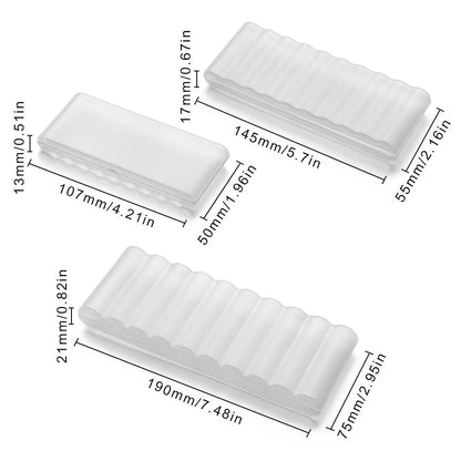 10-Slot Plastic Hard Case for AAA/AA/18650 Battery Storage and Organization