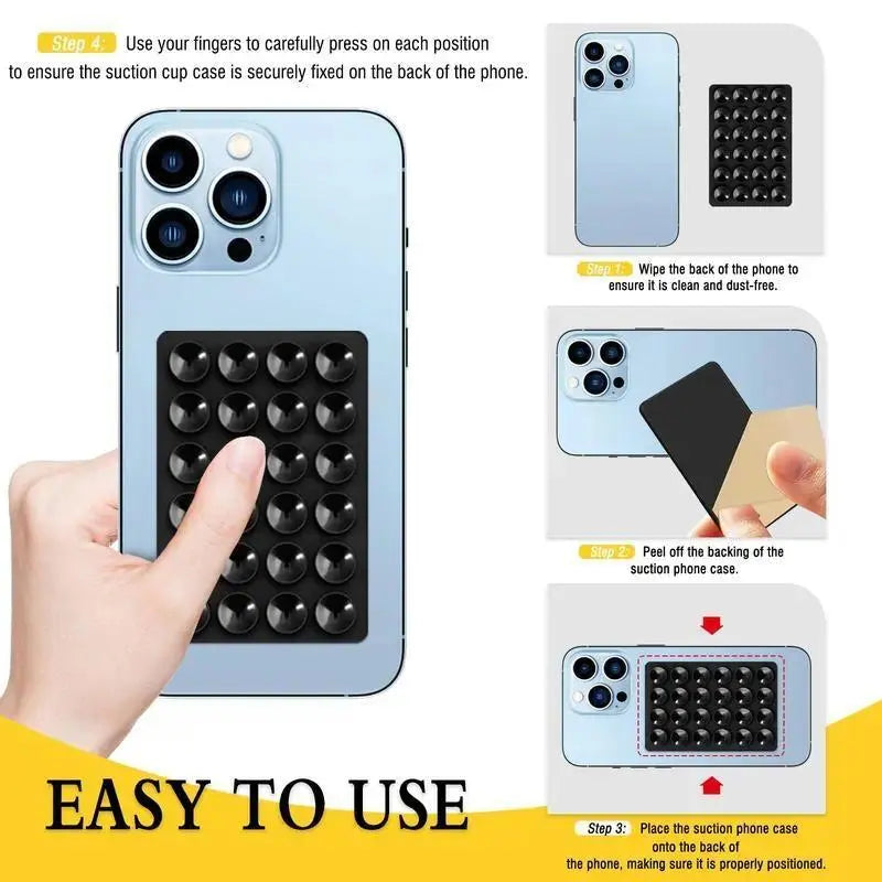 3-Pack Silicone Phone Grip Mount