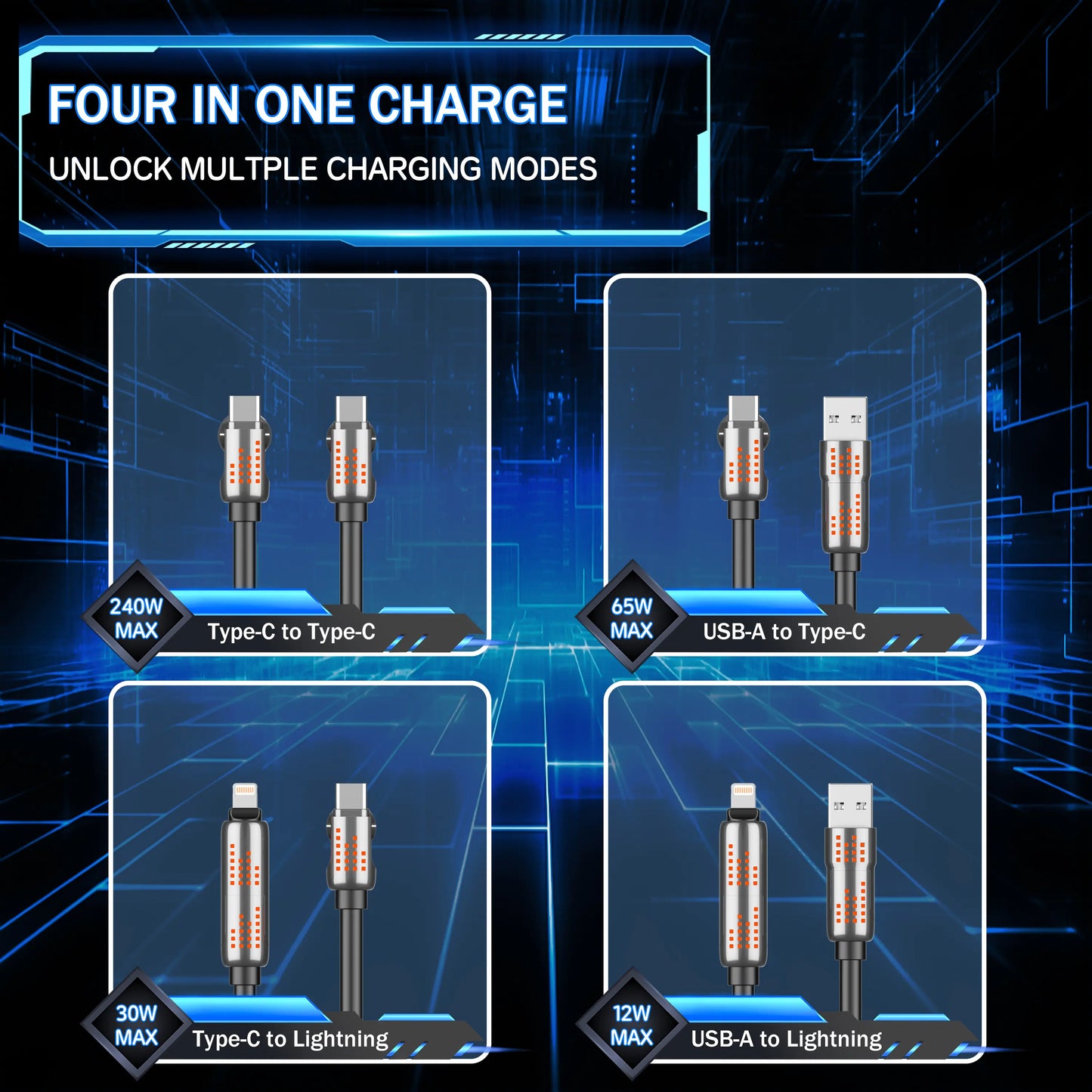 4-In-1 USB-C Cable