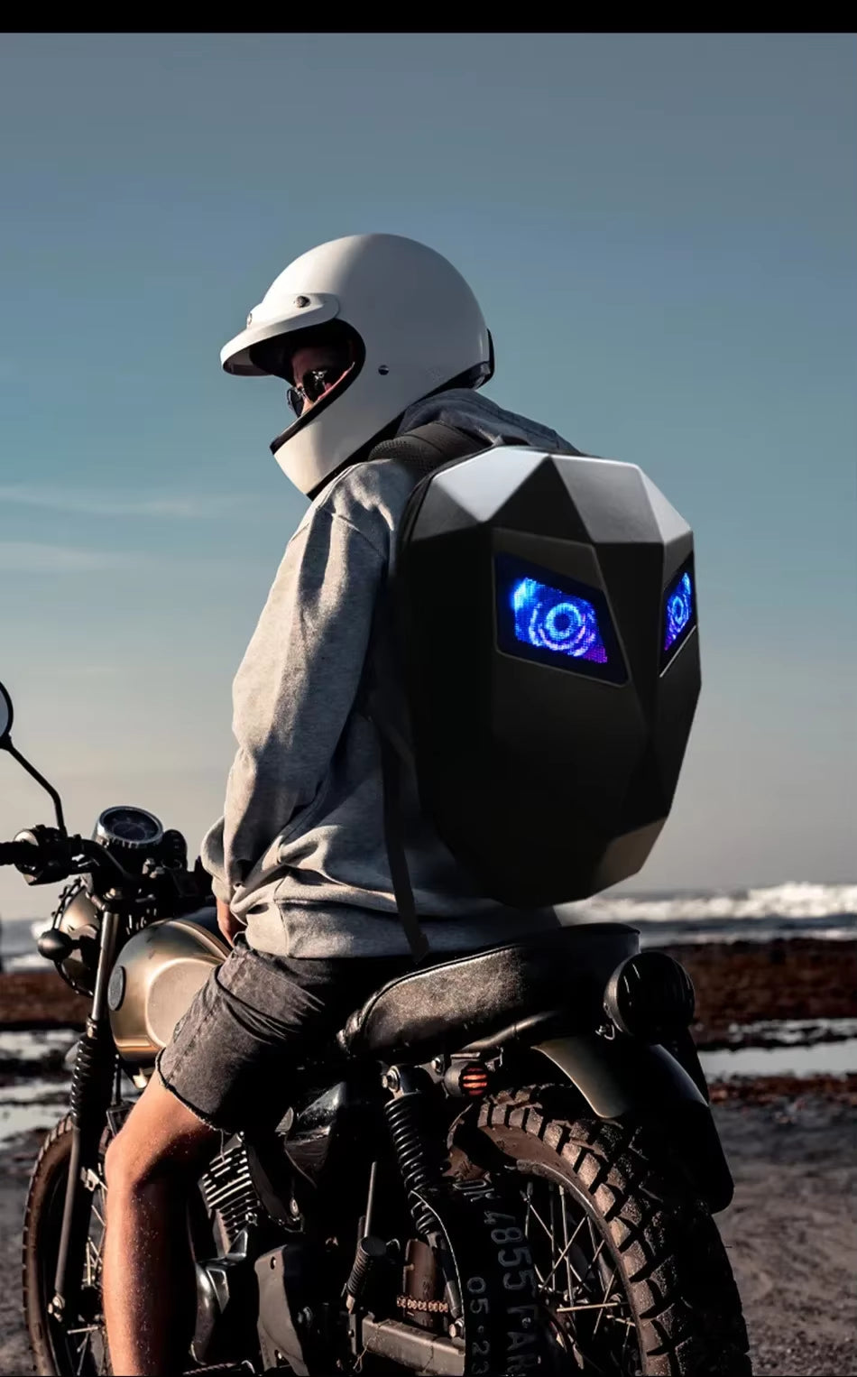 LED Display Backpack for Business and Outdoor Travel - Versatile Laptop and Cycling Backpack for Men and Women