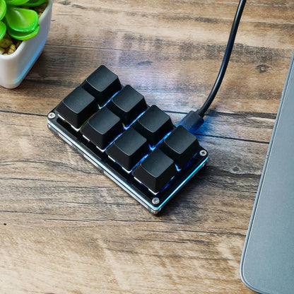 RGB Mini Keypad with 8 Programmable Keys - Custom Mechanical Gaming Keyboard